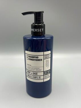 Asquith & Somerset Mint + Sage Refreshing 2 in 1 Shampoo Conditioner 9.08 fl oz